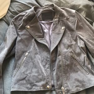 Blank denim leather jacket FLASH SALE